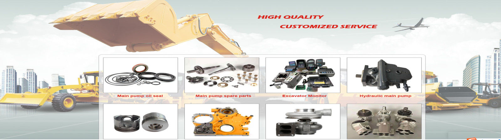 Máquina escavadora Hydraulic Parts