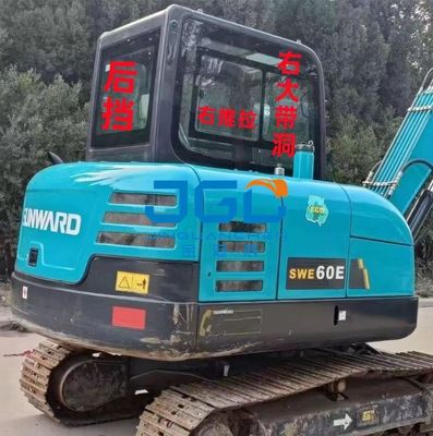 SWE60E 70 80 90 100 Escavadeira Vidro Frente Pára-brisa Porta Superior e Inferior Janela Corrediça