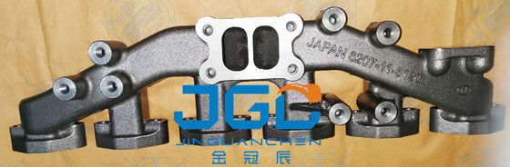 PC200-6 6D95 Partes de motores a diesel Manifold de escape curto 6207-11-5190