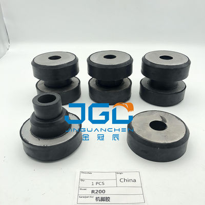 Vendas quentes Peças de motor de escavadeira de alta qualidade R200 Motor Mount Borracha para Motor de montagem Frente