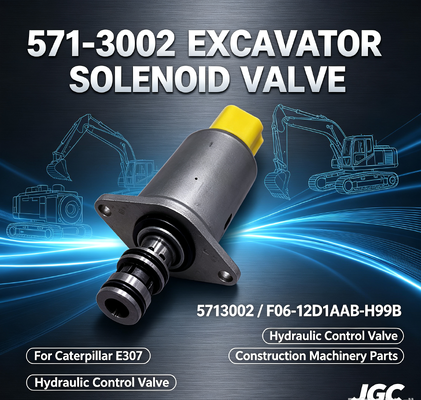 Para 571-3002 5713002 Escavadeira E307 Válvula Solenoide Hidráulica F06-12D1AAB-H99B