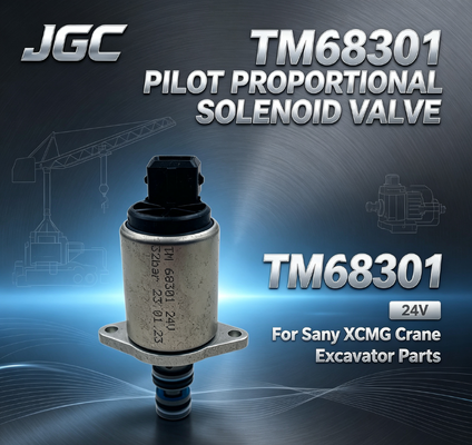 STAR ZEBRA TM68301 Peças de escavadeira Nova válvula de solenoide proporcional Thomas Pilot para guindaste Sany XCMG 24V para indústrias de varejo