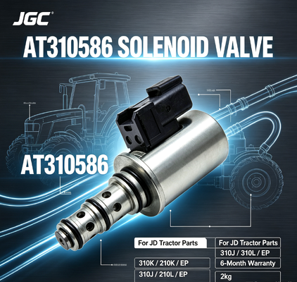 AT310586 Nova válvula solenoide hidráulica para peças de trator JD 310K/210K/EP/310J/310L/EP Garantia de 6 meses 2kg