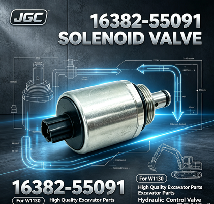 Válvula Solenoide de Escavadeira de Alta Qualidade 16382-55091 para W1130