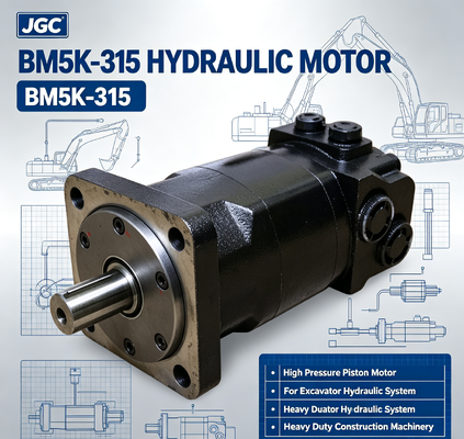 BM5K-315 Motor hidráulico Motor de pistão de alta pressão para escavadeira Sistema hidráulico Máquinas de construção pesadas