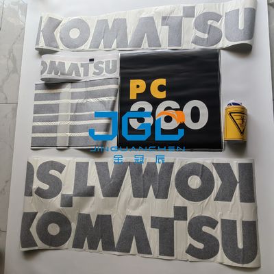 Máquina escavadora exterior Sticker de Spare Parts PC360 da máquina escavadora da etiqueta do corpo