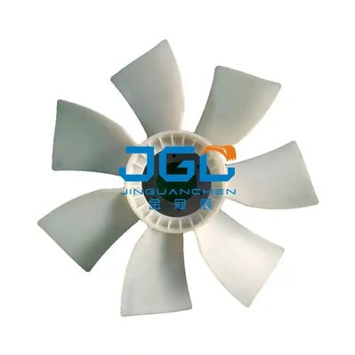 Pá do ventilador acessória VH16303E0130 do motor para a máquina escavadora Sk 200-8 Sk210-8 Sk250-8