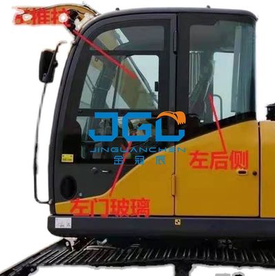 XE75DA 85C 80 Engrenagem inferior dianteira Vidro escavadeira Amortecedor dianteiro Vidro lateral traseiro Vidro curvo