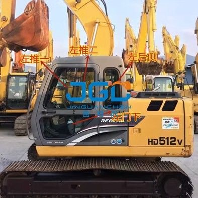 Escavadeira HD820 1023 1043 308R 512 Máquina de Gancho Engrenagem Dianteira Porta Inferior Empurrar e Puxar Vidro da Janela