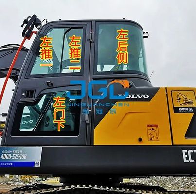 EC75D Escavadeira Vidro Frontal Superior e Inferior Porta Esquerda Empurrar Pára-brisa Traseiro Direita Grande Clarabóia