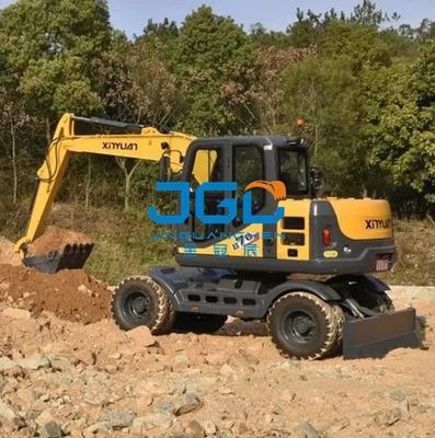 Excavator B70 Front Wind Empurre para cima e para baixo o lado traseiro do vidro temperado sob a porta da janela