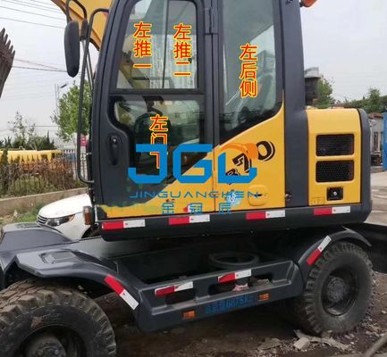 Excavator B70 Front Wind Empurre para cima e para baixo o lado traseiro do vidro temperado sob a porta da janela