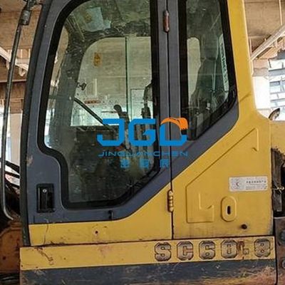 Escavadeira Vidro SC80 60 70 Pára-brisa dianteiro e traseiro Porta esquerda Janela corrediça direita Vidro da janela traseira