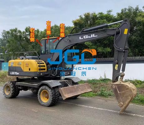 670BM 680 690 Escavadeira Vidro Para-brisa Frente Porta Janela Corrente Vidro