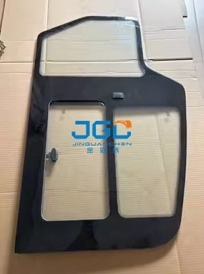 75S-9 75X Escavadeira vidro porta inteira vidro com acessórios integrais de janela pequena