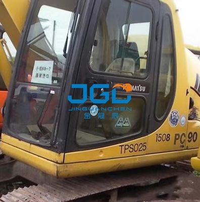 PC120-6 60-7 Escavadeira Pára-brisa Dianteiro Porta Janela Corrente Engrenagem Traseira Lado Traseiro Vidro Temperado