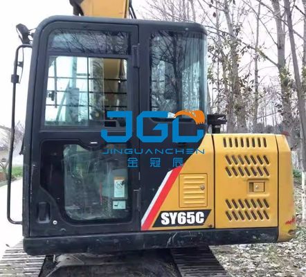 SY75C Pára-brisa dianteiro Escavadeira Janela push-pull Superior e inferior esquerda e direita Bloco traseiro Vidro temperado