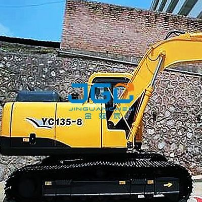 YC85-6 135-6 85-8 135-8 85-7 Escavadeira Parada dianteira esquerda e direita Vidro traseiro