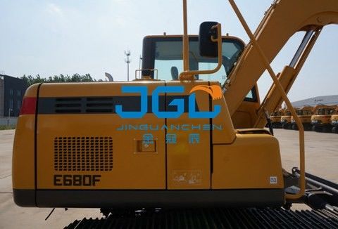 Máquina escavadora Front And Rear Windscreen Left de E680F 675F e vidro de janela direito