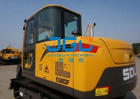 Máquina escavadora Front And Rear Windscreen Left de E680F 675F e vidro de janela direito