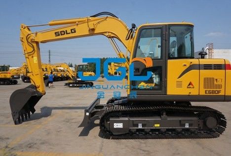 Máquina escavadora Front And Rear Windscreen Left de E680F 675F e vidro de janela direito