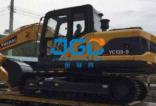 YC85-9 150 360 230 135-9 Excavadora Para frente e para trás pára-brisas, esquerda e direita portas e janelas