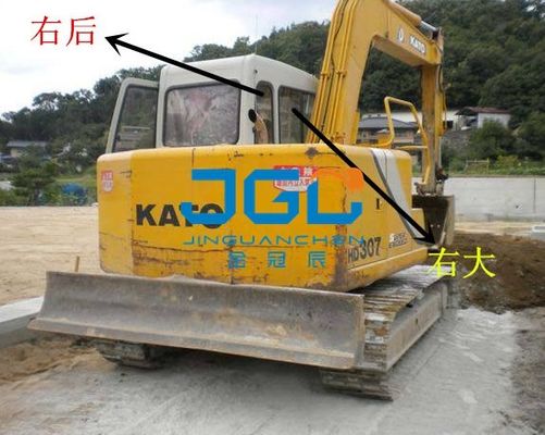 HD307 Excavadora De frente e traseira engrenagens esquerda e direita portas e janelas acima e abaixo do pára-brisas