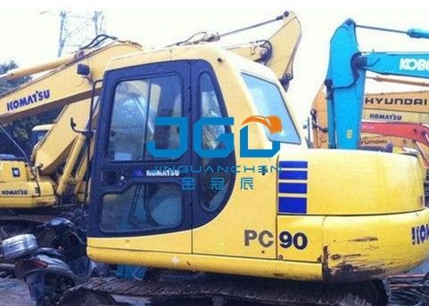 PC90 máquina escavadora Front Stop Rear Stop Left e para-brisas direitos de Windows e superiores e mais baixos