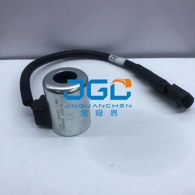Bobina piloto 12v 24v da válvula de Safety Lock Solenoid para a máquina escavadora Accessory 1019 de XE135 XE150 XE215 XE245 XE305