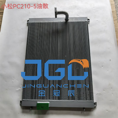 20Y-03-12120 Radiador para escavadeira de alumínio Pc210-5 Refrigerador hidráulico de óleo para escavadeira