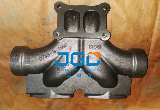 Sistema de escape de escavadeira de aço inoxidável premium Manifold de escape 6151-11-5120