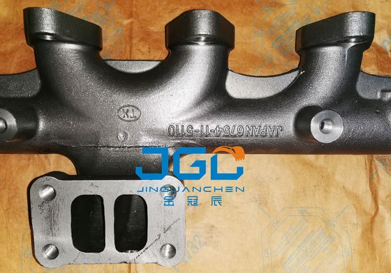 6D107 Partes de motores a diesel Manifold de escape curto 6754-11-5110