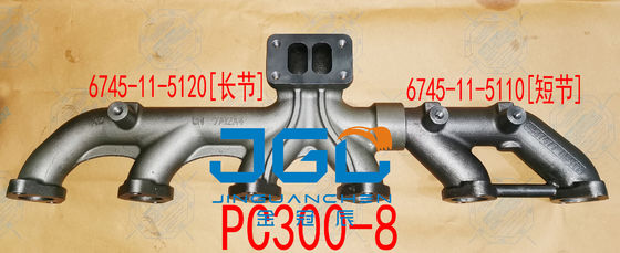 Motor diesel de alta qualidade para Komatsu 300-8 Manifold de escape 6745-11-5120+6745-11-5110