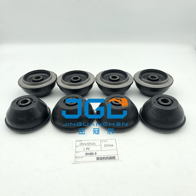Peças de reposição almofada de montagem de motor de tamanho médio para almofada de borracha de escavadeira DH80-9