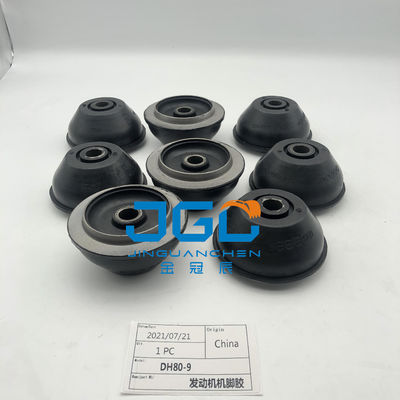 Peças de reposição almofada de montagem de motor de tamanho médio para almofada de borracha de escavadeira DH80-9