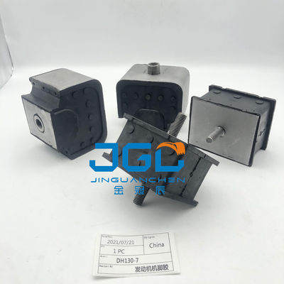 Peças de escavadeira Doosan Daewoo DH130-7 Motor Foot Rubber Shockproof Adesivo.