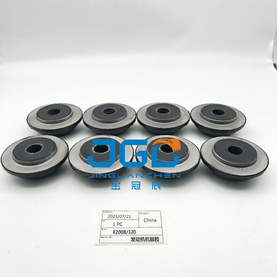 Peças de motor de escavadeira E200B E320 Motor Mount Borracha para motor dianteiro e traseiro