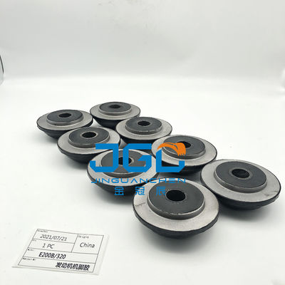 Peças de motor de escavadeira E200B E320 Motor Mount Borracha para motor dianteiro e traseiro
