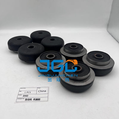 Acessórios de boa qualidade para montagem do motor da escavadeira Ex60 Cushion do motor preto