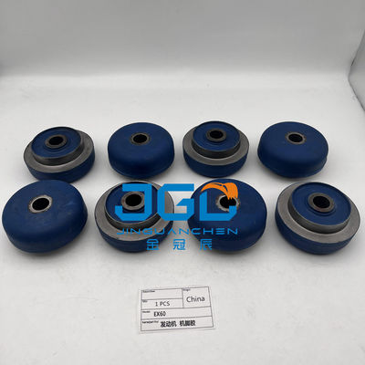 Acessórios de boa qualidade para montagem do motor da escavadeira Ex60 Cushion do motor preto