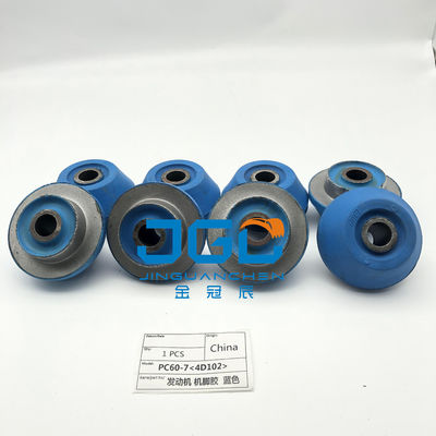 Excavadora PC60-7 Motor Diesel Support Cushion Para 4D102 Motor Cushion