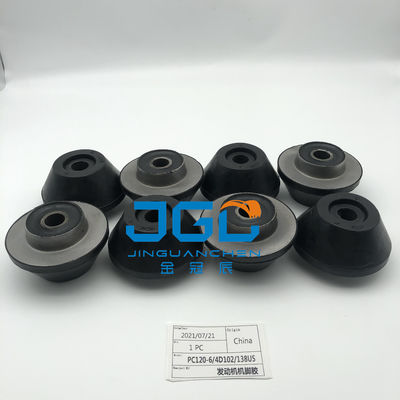 Instalação do motor Sistemas do motor Partes Instalação de almofada de borracha Pés de pára-choque Para PC120-6 4D120 PC138US Excavato