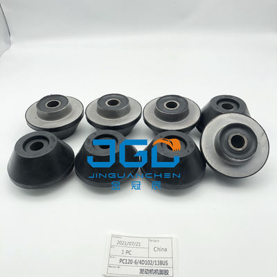 Instalação do motor Sistemas do motor Partes Instalação de almofada de borracha Pés de pára-choque Para PC120-6 4D120 PC138US Excavato