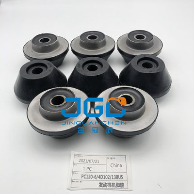 Instalação do motor Sistemas do motor Partes Instalação de almofada de borracha Pés de pára-choque Para PC120-6 4D120 PC138US Excavato