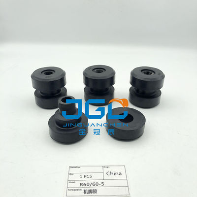 Peças de motor de alta qualidade Montantes de borracha R60-5 Montante de motor de escavadeira Travesseiro de borracha