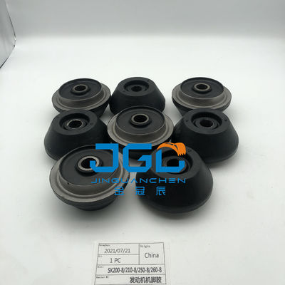 SK200-8 210-8,250-8,260-8 Montador de borracha YN02P01095P1 J05E Motor almofada de borracha pad SK200 Motor Mount Rubber