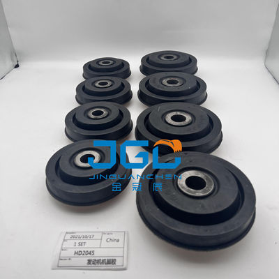 Partes de sistemas de motor de montagem de almofada de borracha, parafuso para pedaços de escavadeira HD2045