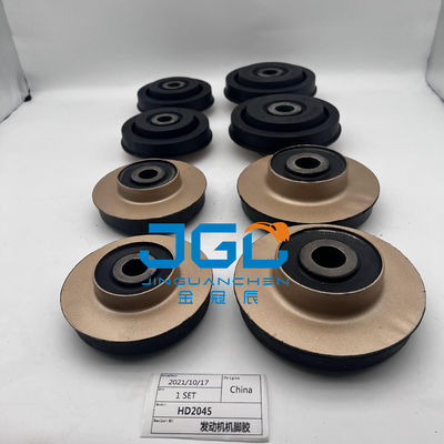 Partes de sistemas de motor de montagem de almofada de borracha, parafuso para pedaços de escavadeira HD2045