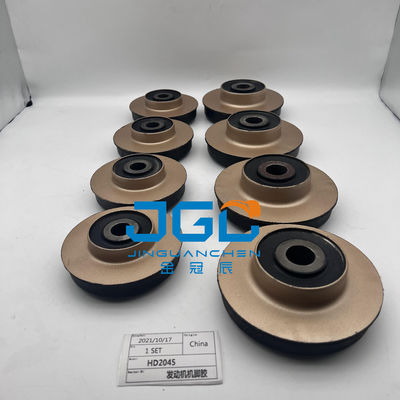 Partes de sistemas de motor de montagem de almofada de borracha, parafuso para pedaços de escavadeira HD2045