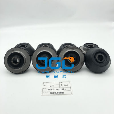 Excavadora PC60-7 Motor Diesel Support Cushion Para 4D102 Motor Cushion